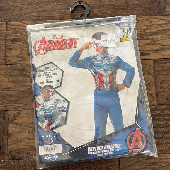 NWT Marvel Avengers Captain America Costume - Picture 1 of 4